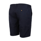 Bermuda homme bleu marine coupe chino - Vue arrière