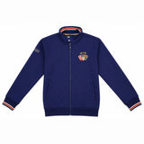 Blouson Barbarians en néoprène bleu marine pour hommes BACK TO LEGEND (vue de face)