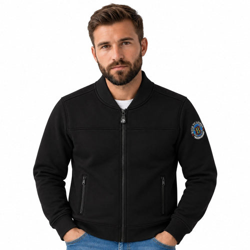 Blouson néoprène noir pour homme BACK TO LEGEND