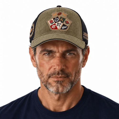 Casquette Barbarians bicolore en velours - BACK TO LEGEND