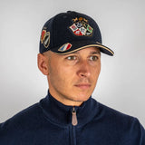 Casquette bleu marine BARBARIANS multi-nations