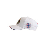 Casquette blanche Barbarians ANGLETERRE (vue de profil)