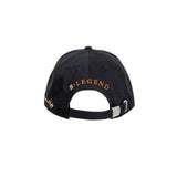Casquette noire 5 panneaux B.Legend (Vue arrière)