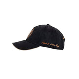 Casquette noire 5 panneaux B.Legend (Vue de profil)