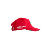 Casquette rouge Barbarians PAYS DE GALLES (vue de profil)
