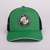 Casquette tricolore verte bleue et blanche BACK to LEGEND