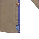 Chemise kaki unie à manches longues Blacks Legend (Zoom boutonnière)