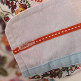 Chemise à manches longues blanche imprimé fleuri multicolore Blacks Legend (Détail du tissu)