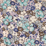 Chemise légère turquoise fleurie à manches longues Blacks Legend (zoom broderie)