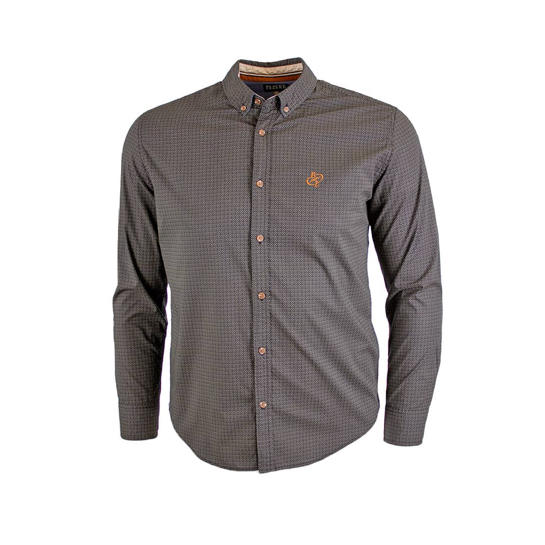 Chemise RCA homme moyen western à carreaux boutonnée Chemise RCA homme moyen western à carreaux boutonnée