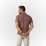 Chemisette fleurie rouge pour Hommes Blacks Legend