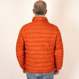 Doudoune doublée orange pour homme BACK to LEGEND (vue de dos)