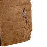 Doudoune sans manches en cuir Blacks Legend (Zoom poche latérale)