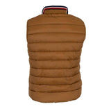 Doudoune sans manches doublée marron (vue de dos)