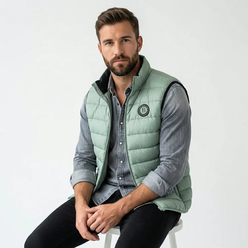 Doudoune sans manches écume BACK to LEGEND