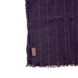 Écharpe rayée bleu marine Blacks Legend (Détails des finitions)