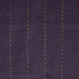 Écharpe rayée bleu marine Blacks Legend (Zoom sur le tissage)