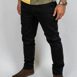Pantalon chino noir pour homme Blacks Legend