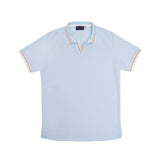 Polo anti UV bleu ciel pour homme