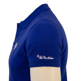 Polo bleu Blacks Legend / Peter Mc Andrew (zoom manche)