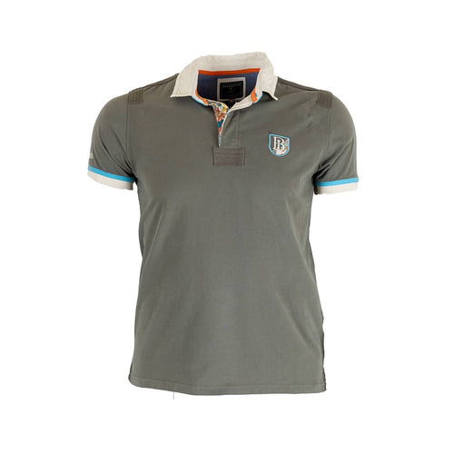 Polo kaki contrasté BACK to LEGEND