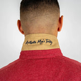 Polo homme Clubhouse rouge chiné à manches longues BACK to LEGEND (zoom col)