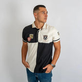 Polo multi-nation Barbarians bicolore (écru et noir)