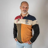 Polo patchwork multicolore Barbarians multi nations