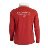 Polo rose à manches longues Authentic Men's Territory (vue de dos)