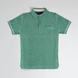Polo vert amande en tissu éponge pour Homme - Blacks Legend