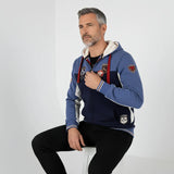 Sweat full zip à capuche Barbarians multi-nations BACK to LEGEND