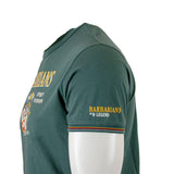 T-shirt vert Barbarians AFRIQUE DU SUD (Zoom épaule)