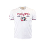 T-shirt blanc Barbarians ANGLETERRE