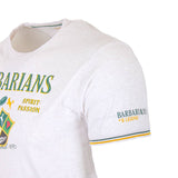 T-shirt blanc cassé Barbarians AUSTRALIE (Zoom épaule)