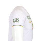 T-shirt blanc cassé Barbarians AUSTRALIE (Vue de profil)