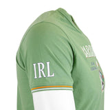 T-shirt vert Barbarians IRLANDE (Zoom épaule)