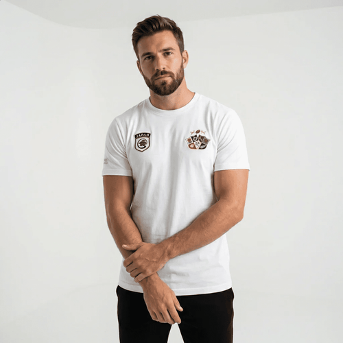 T-shirt BARBARIANS Japan blanc BACK to LEGEND