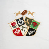 T-shirt BARBARIANS Japan blanc BACK to LEGEND (zoom blason)