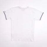 T-shirt blanc col rond Barbarians BACK TO LEGEND (vêtement à plat de dos)