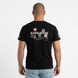 T-shirt manches courtes XV Barbarians noir pour homme - BACK TO LEGEND