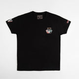 T-shirt manches courtes XV Barbarians noir pour homme BACK TO LEGEND (vêtement de face)