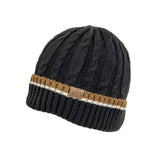 Bonnet tricoté noir