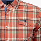 Chemise à Carreaux - Orange A612CL42-OR3-L - Blacks Legend