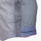 Chemise bleu à motifs A021CL65-BL5-S - Blacks Legend