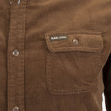 Chemise en velours - Kaki A722CL10-MA7-M - Blacks Legend