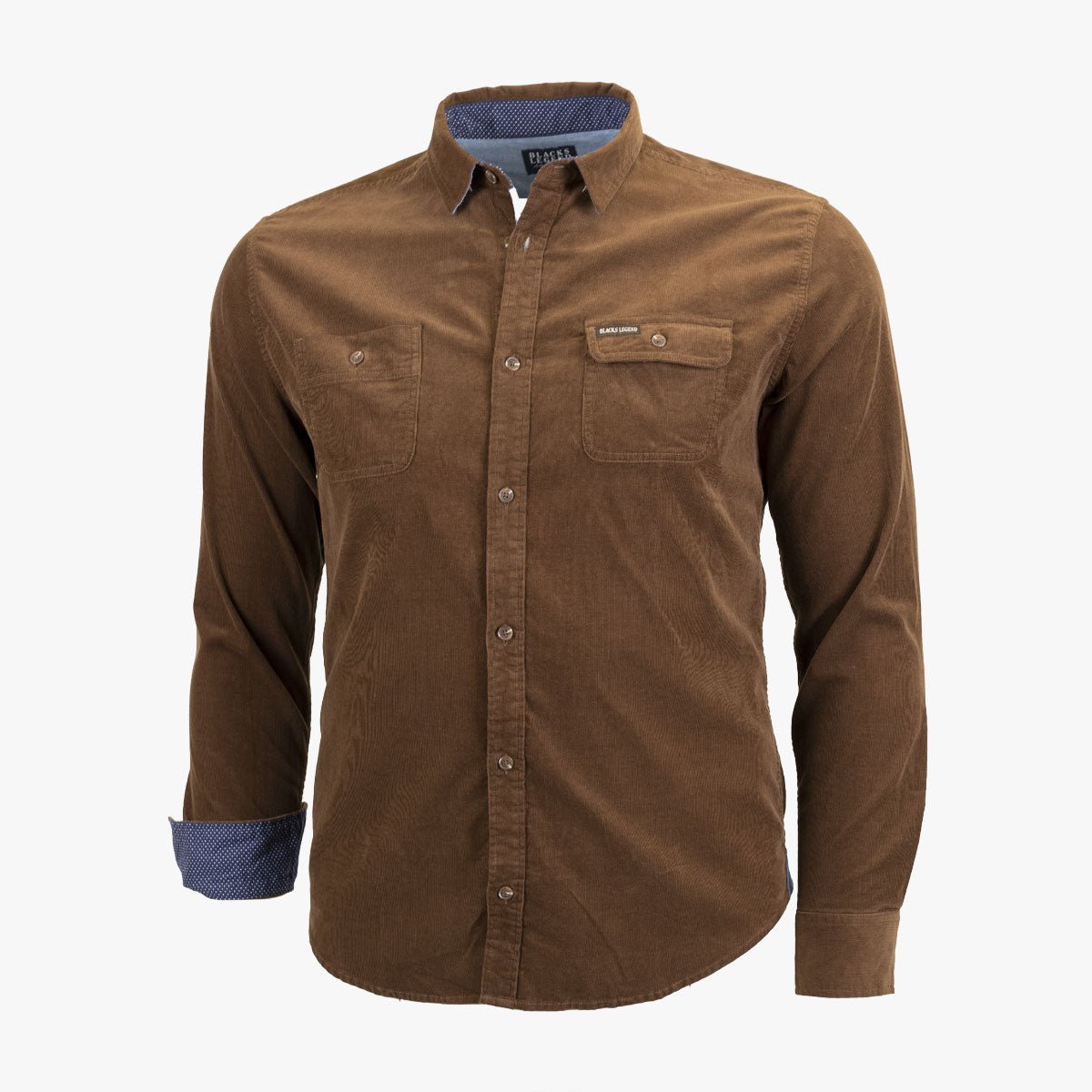 CHEMISE REGULAR FIT POPELINE - Marron foncé | France CHEMISE REGULAR FIT POPELINE - Marron foncé | France