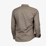 Chemise Manches Longues à Motifs - Kaki A722CL70-VE7-M - Blacks Legend