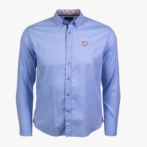 Chemise unie Bleu - Numéro 6 A021CL06-BL2-S - Blacks Legend