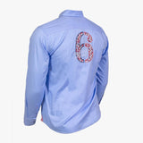 Chemise unie Bleu - Numéro 6 A021CL06-BL2-S - Blacks Legend