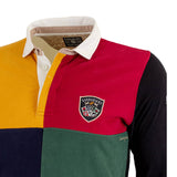 Polo Barbarians multicolore à manches longues Blacks Legend (Zoom poitrine)